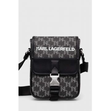 Karl Lagerfeld borseta culoarea negru, 245M3013