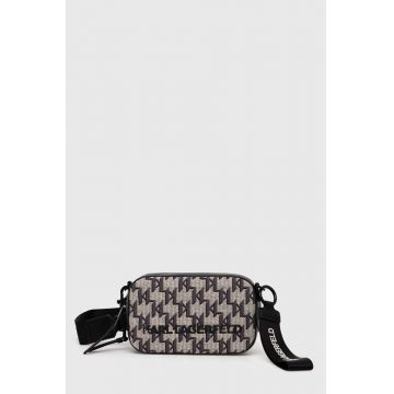 Karl Lagerfeld borseta culoarea negru, 245M3197