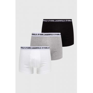 Karl Lagerfeld boxeri 3-pack barbati, culoarea albastru marin