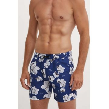 Karl Lagerfeld pantaloni scurti de baie culoarea alb