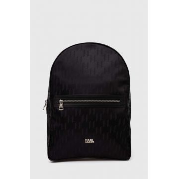 Karl Lagerfeld rucsac barbati, culoarea negru, mare, modelator, 542117.805908