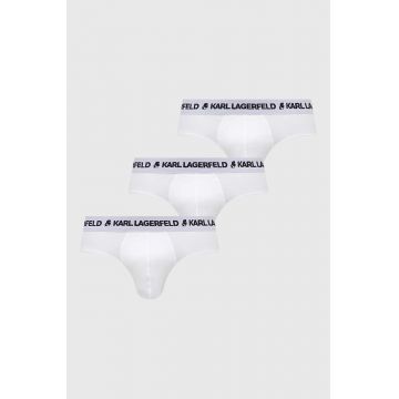 Karl Lagerfeld slip 3-pack barbati, culoarea negru