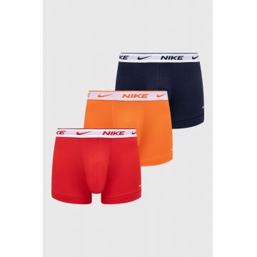 Nike boxeri 3-pack barbati, culoarea rosu