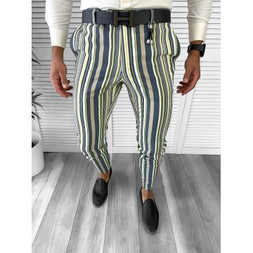 Pantaloni barbati eleganti B9162 E 58-2~