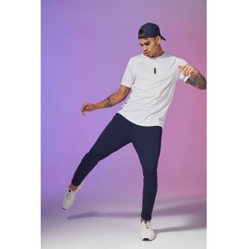 Pantaloni sport cu slituri cu fermoar