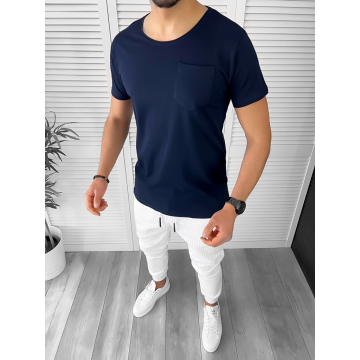 Tricou barbati slim fit bluemarin B1961 P3-3.3