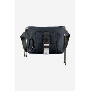 A.P.C. borsetă Banane Trek culoarea bleumarin PAAFH.H62219-DARKNAVY