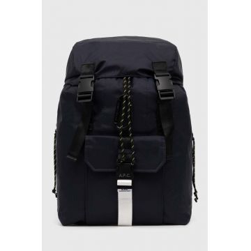 A.P.C. rucsac Sac A Dos Trek bărbați, culoarea bleumarin, mare, uni