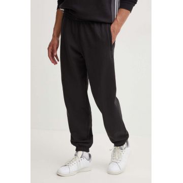 adidas Originals pantaloni de trening din bumbac culoarea negru, neted, IY2245