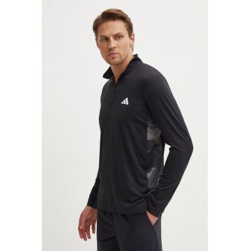 adidas Performance hanorac de antrenament culoarea negru, cu imprimeu, IS6152