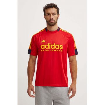 adidas tricou sport Tiro culoarea rosu, modelator, IY4507