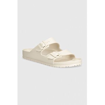 Birkenstock papuci Arizona barbati, culoarea bej, 1027305