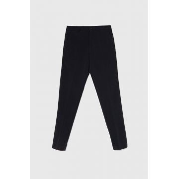 Lindbergh pantaloni barbati, culoarea albastru marin, cu fason chinos, 30-01040-NAVY