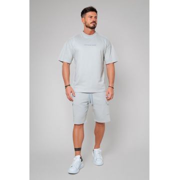 Set de tricou de bumbac si pantaloni scurti cargo