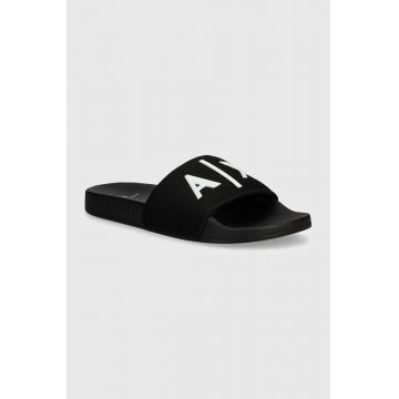 Armani Exchange papuci barbati, culoarea negru, XUP001 XV820 S277