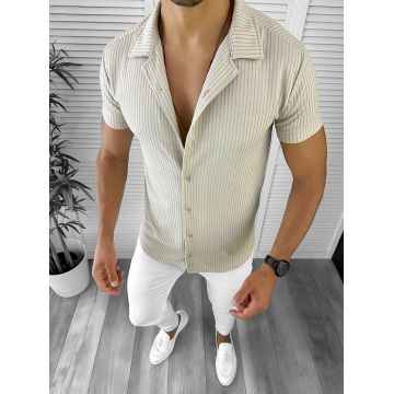 Camasa barbati casual bej 12684 P18-5.2