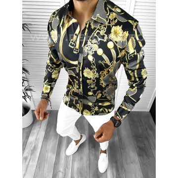 Camasa barbati slim fit pentru evenimente B5909 95% Satin P18-5.1