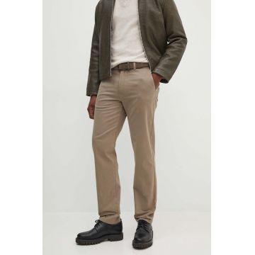 Gant pantaloni barbati, culoarea maro, drept, 1505231