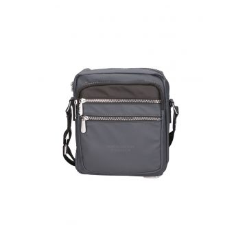 Geanta crossbody cu buzunare exterioare