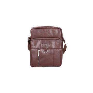 Geanta crossbody de piele ecologica cu barete ajustabila