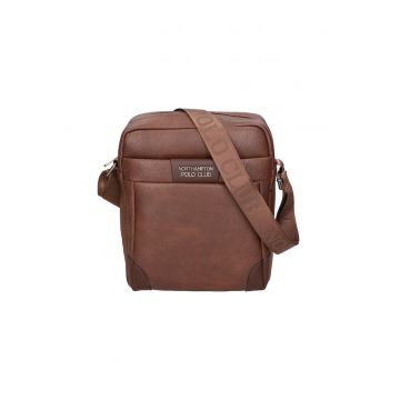 Geanta crossbody de piele ecologica cu fermoar