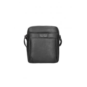 Geanta crossbody de piele ecologica cu fermoar