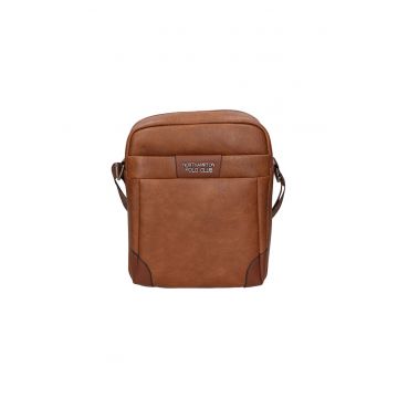 Geanta crossbody de piele ecologica cu fermoar