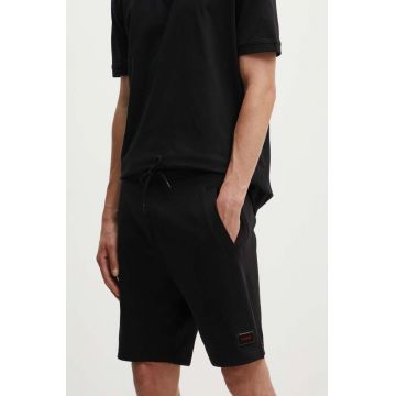 HUGO pantaloni scurti din bumbac culoarea negru, 50528159