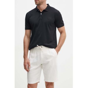 Lindbergh pantaloni scurți din amestec de in culoarea bej, 30-505020