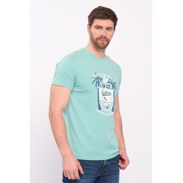 Tricou de bumbac cu imprimeu grafic