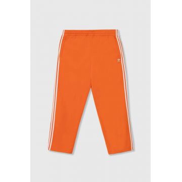 adidas Originals pantaloni de trening culoarea portocaliu, cu imprimeu, IR9894