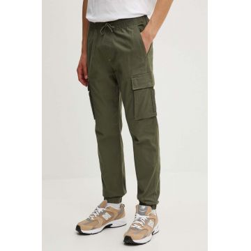 Hollister Co. pantaloni barbati, culoarea verde, drept, KI330-4041