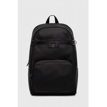 HUGO rucsac barbati, culoarea negru, mic, neted, 50523511