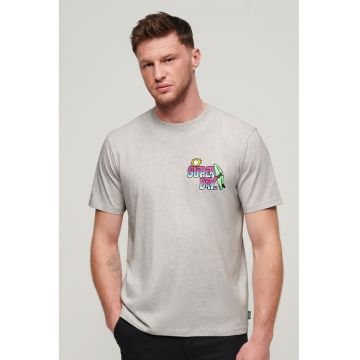 Tricou de bumbac cu logo