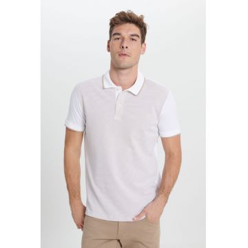 Tricou polo din amestec de modal