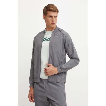 adidas Originals geaca barbati, culoarea gri, de tranzitie, IZ2112