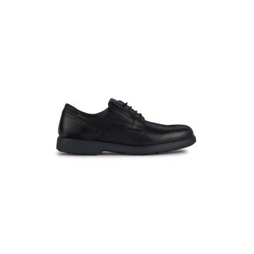 Geox pantofi de piele U SPHERICA EC11 barbati, culoarea negru, U35EFA 00043 C9999