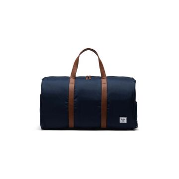 Herschel geanta Novel Duffle culoarea albastru marin