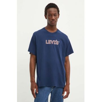 Levi's tricou din bumbac barbati, cu imprimeu