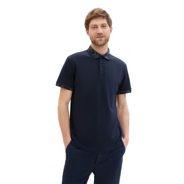 Tricou polo cu garnituri contrastante