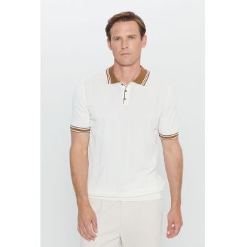 Tricou polo tricotat