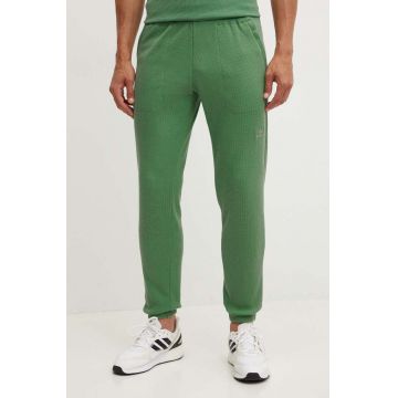 adidas Originals pantaloni de trening culoarea verde, neted, IY2304
