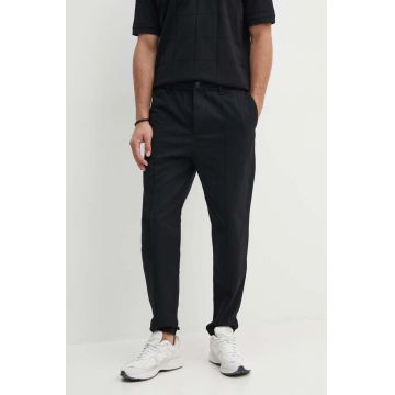 Armani Exchange pantaloni de bumbac culoarea negru, 6DZPL4 ZN5WZ