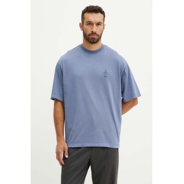 Armani Exchange tricou din bumbac barbati, neted, 6DZTLJ ZJYJZ