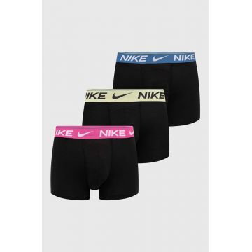 Nike boxeri 3-pack barbati, culoarea negru