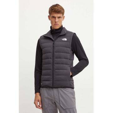 The North Face vestă sport cu puf Belleview Stretch culoarea negru, de tranzitie, NF0A7UJR4H01