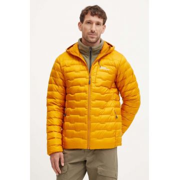 Jack Wolfskin geaca sport din puf Passamani culoarea portocaliu, A61831