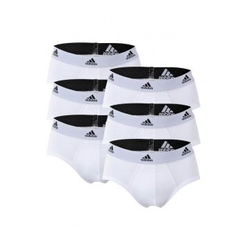 Set de chiloti cu banda logo in talie Active Flex - 6 perechi