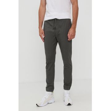 !SOLID Pantaloni bărbați, culoarea gri, jogger