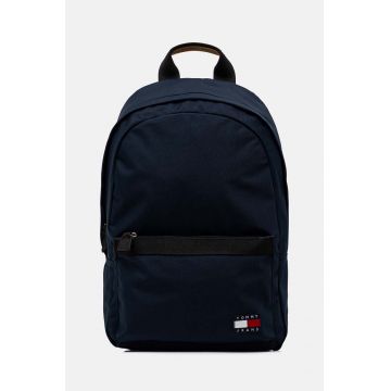 Tommy Jeans rucsac barbati, culoarea albastru marin, mare, neted, AM0AM12407